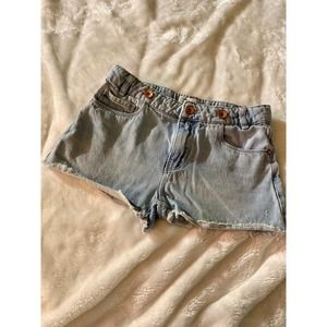 Zara Girls Denim Heart design shorts